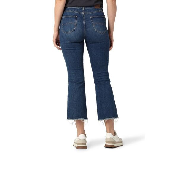 Lee Heritage Medium Wash High-Rise Kick Flare Jeans Size 6M - Picture 4 of 12